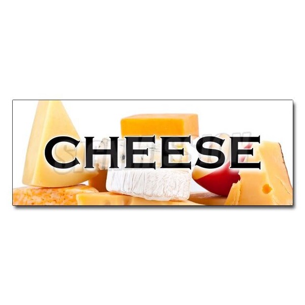 Signmission CHEESE DECAL sticker dairy milk american swiss grilled calcium provolone, D-12 Cheese D-12 Cheese - main